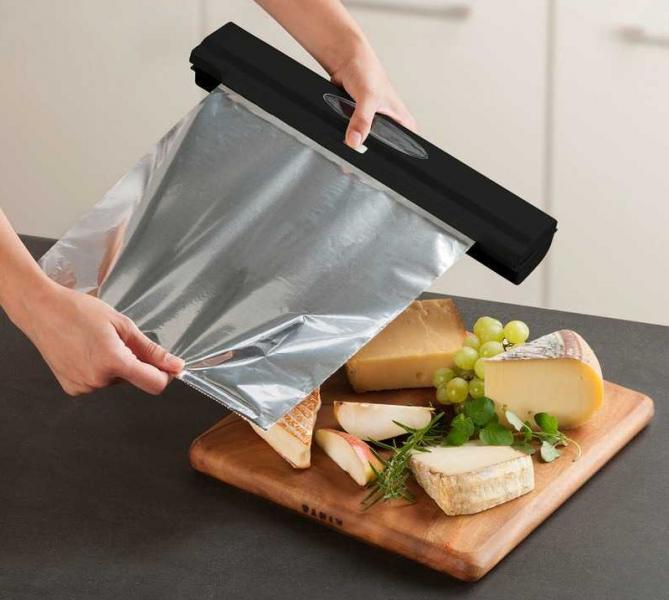 Wenko foliedispenser til k&oslash;kken - Mat sort