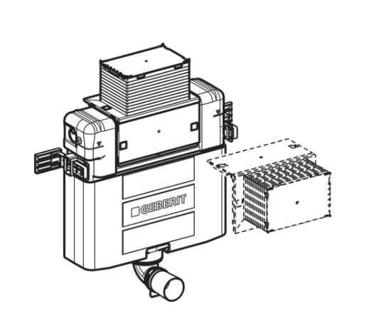 Geberit Duofix Omega indbygningscisterne Geberit Duofix Omega indbygningscisterne