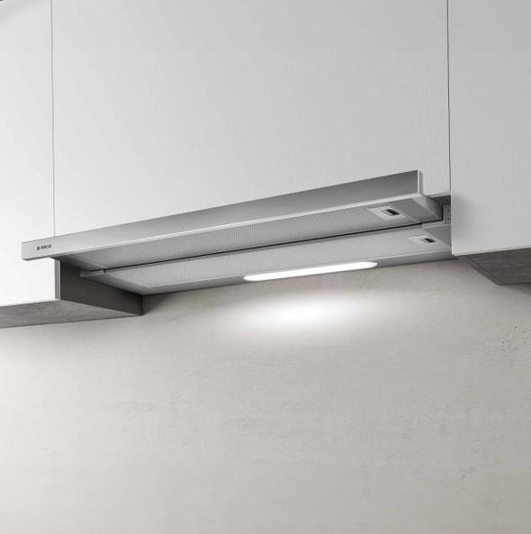 Eico Elite 14 LUX Grix 90 X emh&aelig;tte til v&aelig;gmontering m/udtr&aelig;k - Rustfrit st&aring;l