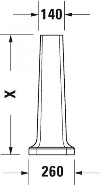 Duravit 1930 s&oslash;jle til h&aring;ndvask 085791