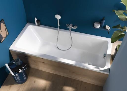 Duravit No.1 badekar t/indbygning - 150 x 70 - 1 rygl&aelig;n