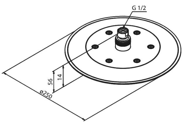 Damixa Silhouet hovedbruser - &Oslash;250 - B&oslash;rstet kobber