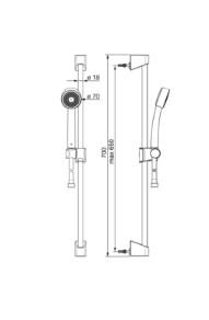 Oras Apollo 522 brusers&aelig;t - Krom