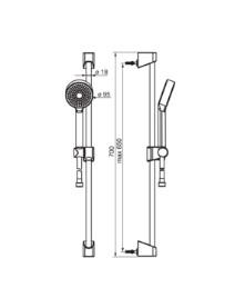 Oras Apollo 547 brusersæt - Forkromet Oras Apollo 547 brusersæt - Forkromet