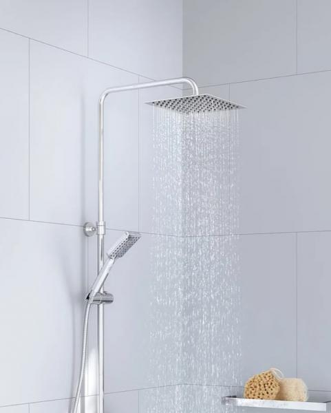 Gustavsberg Square brusesæt - Krom Gustavsberg Square brusesæt - Krom