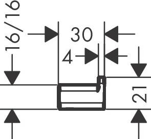 hansgrohe AddStoris enkel krog - B&oslash;rstet bronze