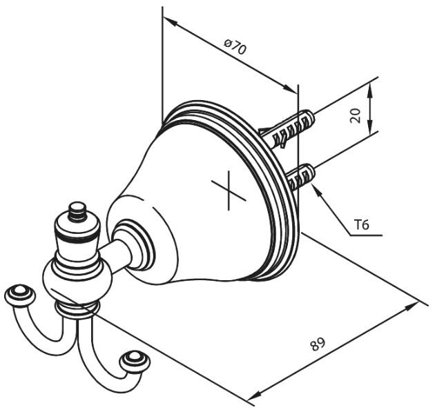 Damixa Tradition h&aring;ndkl&aelig;dekrog - Krom
