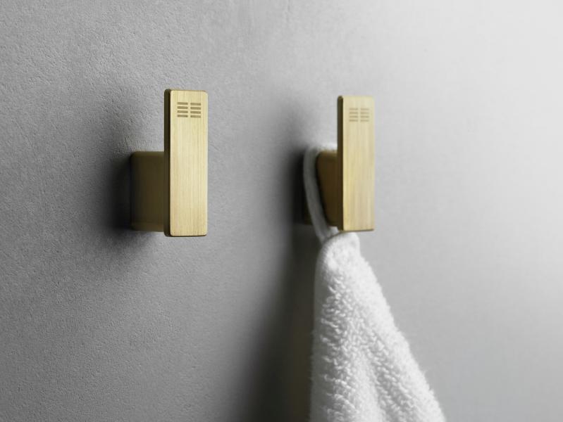 Unidrain ReFrame håndklædekrog 2 stk. - Messing Unidrain ReFrame håndklædekrog 2 stk. - Messing