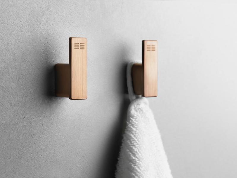 Unidrain ReFrame håndklædekrog 2 stk. - Kobber Unidrain ReFrame håndklædekrog 2 stk. - Kobber