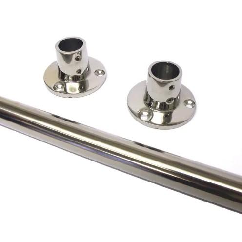 Van Der P Forh&aelig;ngstang loft til loft 50x200x50cm m.flanger - Rustfrit st&aring;l