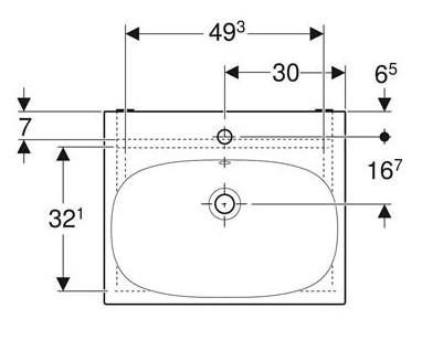 If&ouml; Sense Art 60 m&oslash;bels&aelig;t m/2 skuffer - Mat hvid