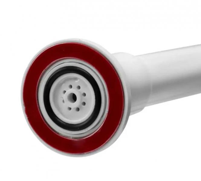 Hefe selvbærende forhængsstang max 120 cm- Hvid Hefe selvbærende forhængsstang max 120 cm- Hvid