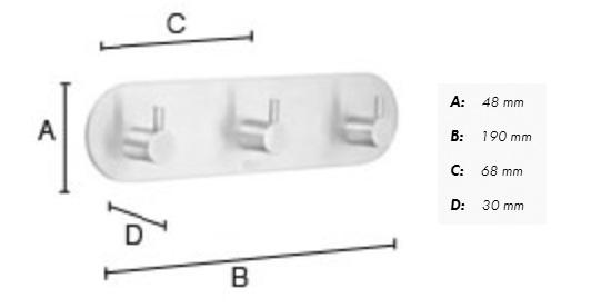 Beslagsboden selvkl&aelig;bende knager&aelig;kke m/tap - Rustfrit st&aring;l