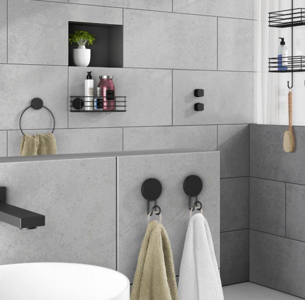 Beslagsboden Puck selvkl&aelig;bende h&aring;ndkl&aelig;dering - Mat sort