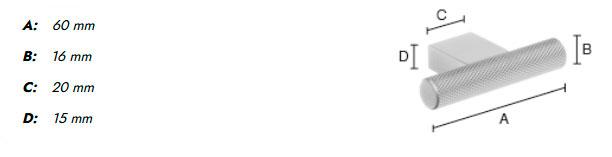 Beslagsboden B410 m&oslash;belknop m/crystal cut - B&oslash;rstet messing