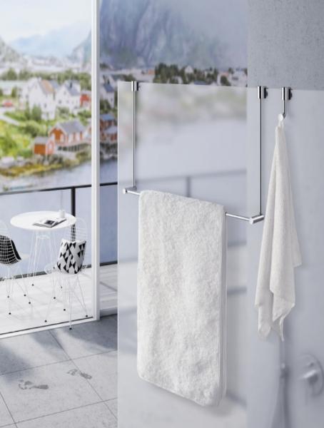 Smedbo Sideline h&aring;ndkl&aelig;destang til glasv&aelig;g - Krom