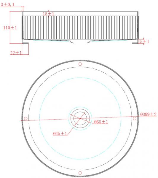 Cass&oslash;e Decora 40 bowlevask - B&oslash;rstet gunmetal