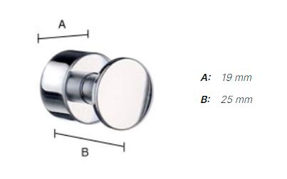 Smedbo Home h&aring;ndkl&aelig;dekrog - 2 stk - Krom