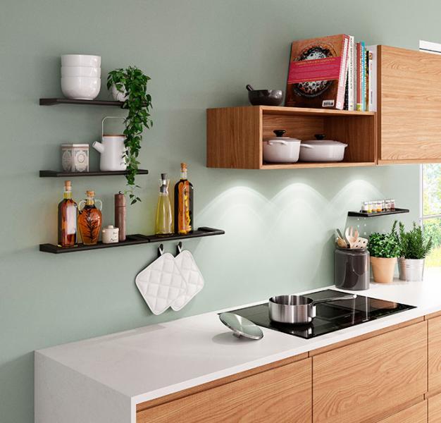 Pressalit Style hylde til k&oslash;kken - Krom