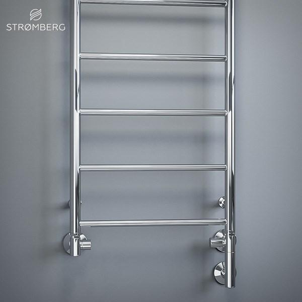 Strømberg Hagen håndklædetørrer til kombidrift - 50x78 cm - Matsort Strømberg Hagen håndklædetørrer til kombidrift - 50x78 cm - Matsort