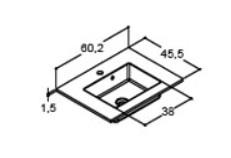 Dansani Minore 60 m&oslash;belvask - 1 hanehul