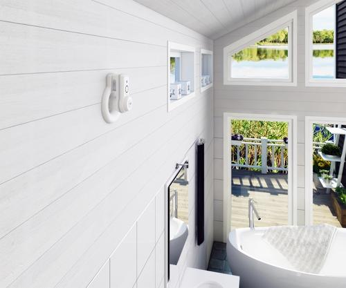 Pax Passad 31 Ventilator med fugtstyring (hygrostat) & bev&aelig;gelsessensor &Oslash;100 mm, Hvid