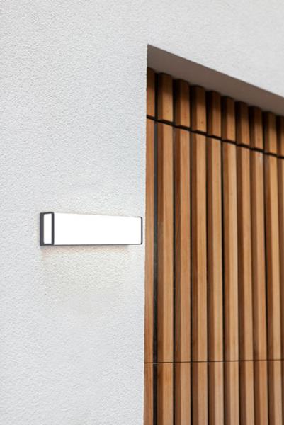 Lutec Architectural Doblo udend&oslash;rslampe til v&aelig;g 35 x 10 cm