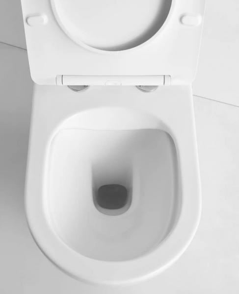 Lavabo Studio RIMless v&aelig;gh&aelig;ngt toilet inkl s&aelig;de m/softclose - Hvid