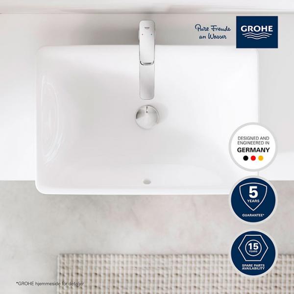 Grohe Euro 60 fritstående bowlevask - Med overløb - HyperClean Grohe Euro 60 fritstående bowlevask - Med overløb - HyperClean
