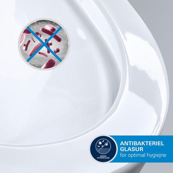 Grohe Euro 2.0 60 h&aring;ndvask t/v&aelig;g - Uden hanehul - HyperClean