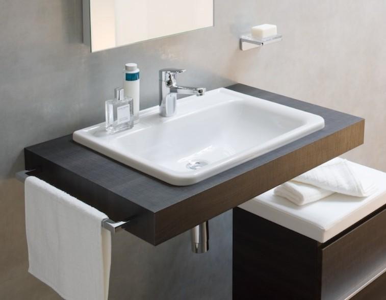 Laufen Pro S 56 h&aring;ndvask t/nedf&aelig;ldning - 1 hanehul