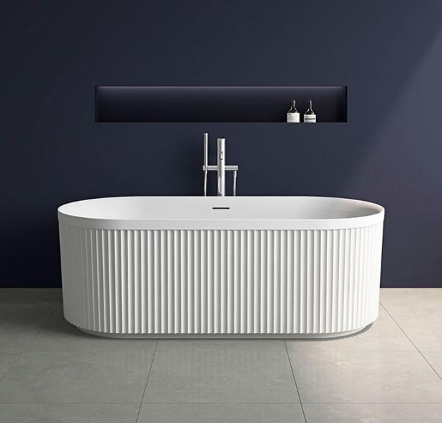 Kriss Queen fritstående badekar - Mat hvid Kriss Queen fritstående badekar - Mat hvid