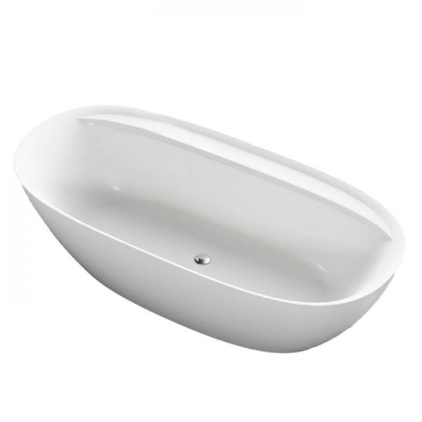 Kriss Style fritstående badekar - Mat hvid Kriss Style fritstående badekar - Mat hvid