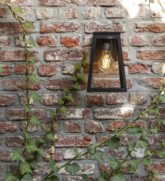 Lutec Solar Fia udend&oslash;rslampe til v&aelig;g m/solceller