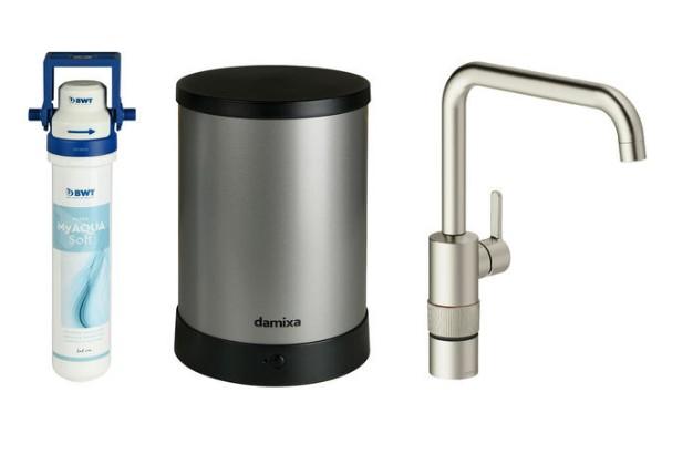 Damixa Silhouet Instant kogende k&oslash;kkenarmatur - Steel