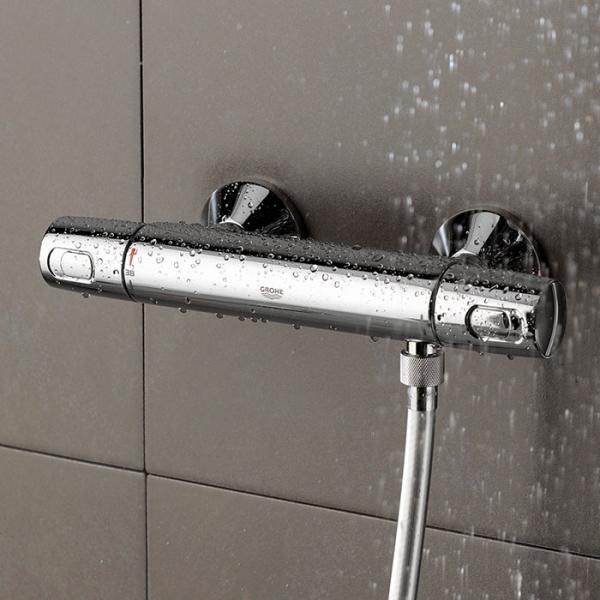 Grohe Precision Trend brusetermostat m/termostat - Krom Grohe Precision Trend brusetermostat m/termostat - Krom