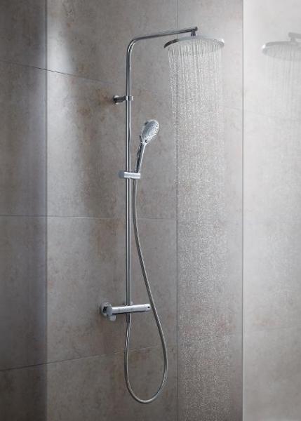 Duravit C.1 komplet brusesystem - &Oslash;240 - Krom