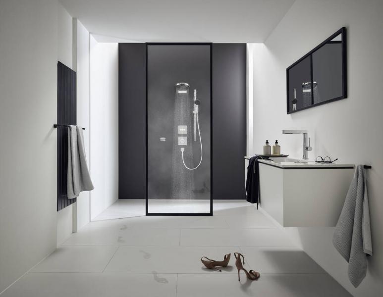 hansgrohe Pulsify Select S 105 Relaxation bruses&aelig;t m/EcoSmart 3jet - 90 cm - Krom