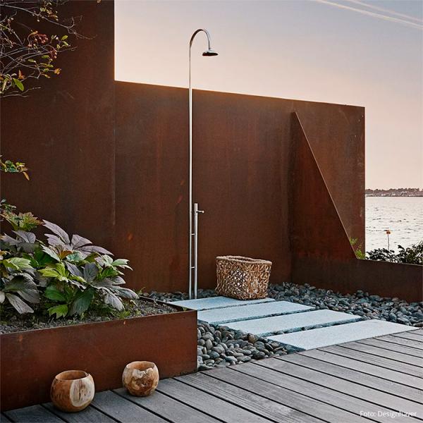 Frostline DUO fritstående udebruser - Rustfrit stål Frostline DUO fritstående udebruser - Rustfrit stål