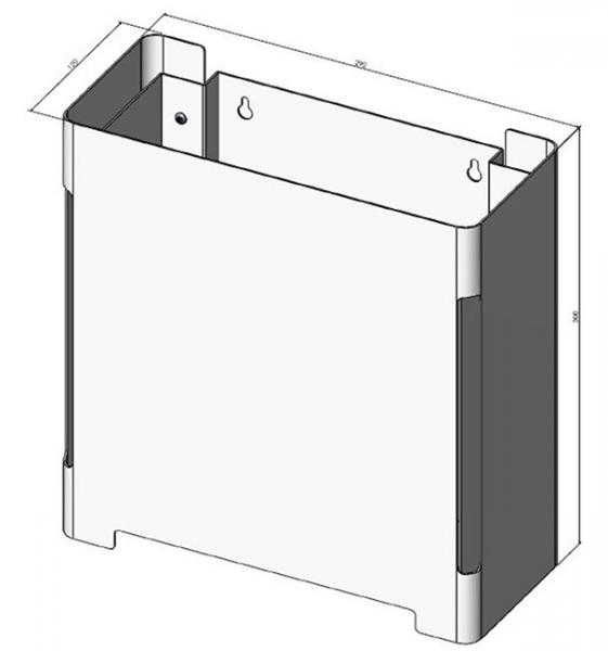 Cool Line papirdispenser t/v&aelig;g - Matb&oslash;rstet st&aring;l