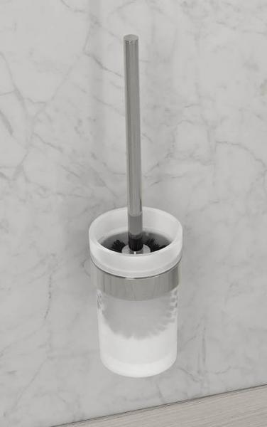 Gustavsberg Square toiletb&oslash;rste t/v&aelig;g - Krom