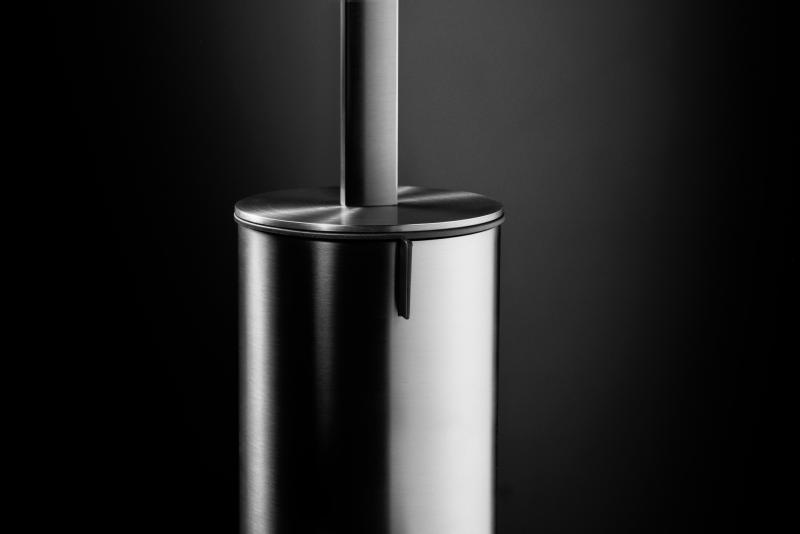 Unidrain ReFrame toiletbørste til gulv - Poleret stål Unidrain ReFrame toiletbørste til gulv - Poleret stål