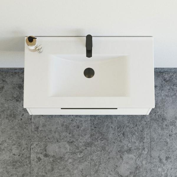 Dansani Mido+ Classic 81 møbelsæt m/Amber vask og 1 skuffe - Mat hvid Dansani Mido+ Classic 81 møbelsæt m/Amber vask og 1 skuffe - Mat hvid