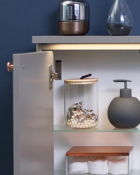 Gustavsberg Graphic dobbelt topplade m/lys - Lille dybde - Gr&oslash;n