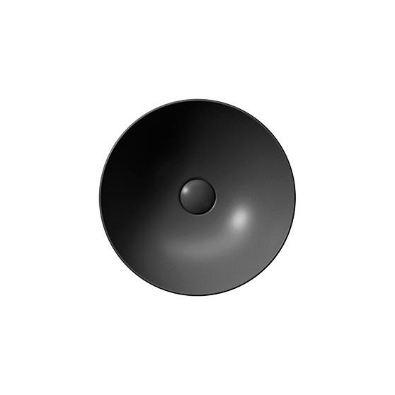 GSI Pura 40 rund fritst&aring;ende bowlevask - Uden overl&oslash;b - Ardesia