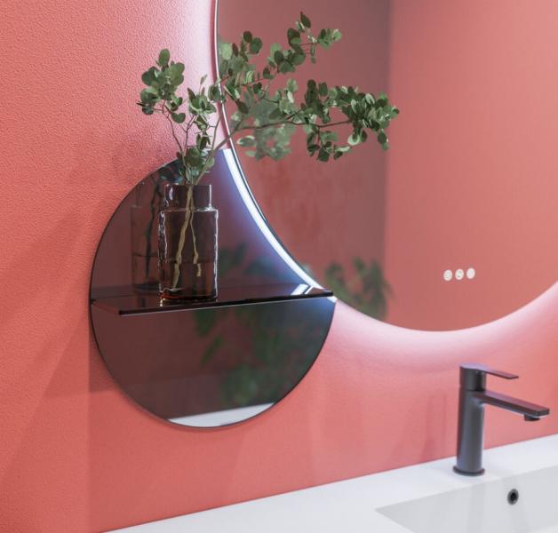 Dansani Present spejl m/glashylde Ø40 cm Dansani Present spejl m/glashylde Ø40 cm