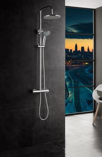 Nortiq komplet brusesystem Ø22 - Krom Nortiq komplet brusesystem Ø22 - Krom