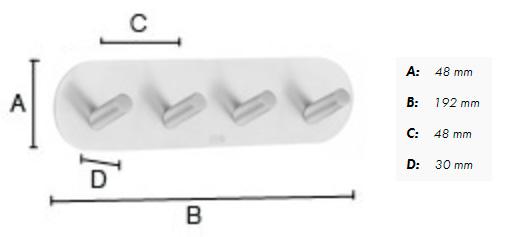 Beslagsboden selvkl&aelig;bende knager&aelig;kke - Mat sort
