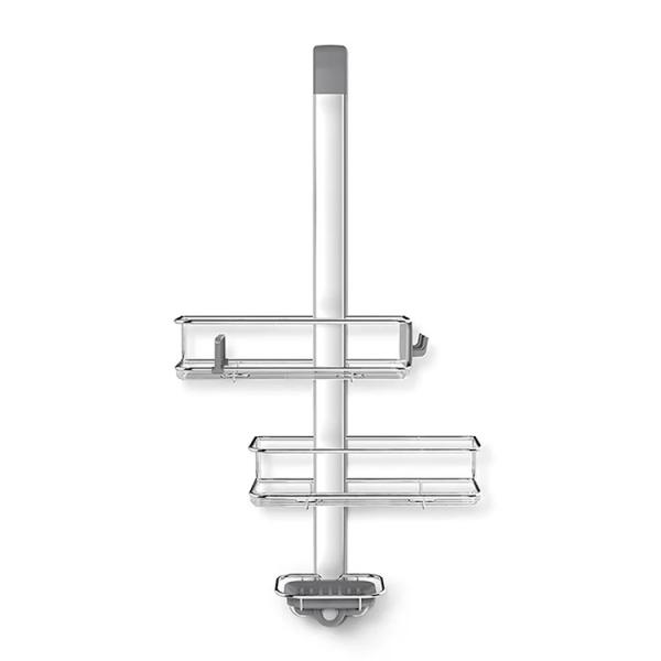 Simplehuman brusehylde til glasd&oslash;r - Rustfrit st&aring;l