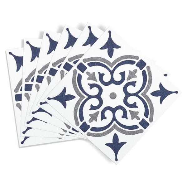 D-C-fix selvkl&aelig;bende fliser til v&aelig;g - Jamila blue